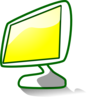 Yellow Display Clip Art